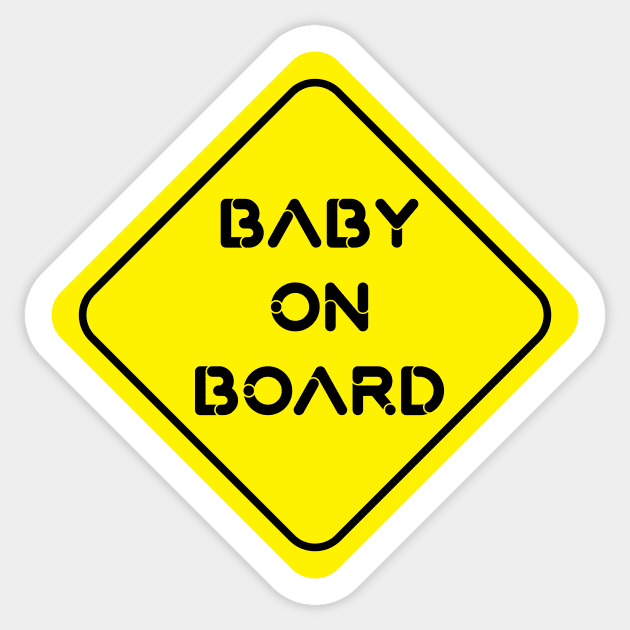 Baby on Board Sticker by TheWarehouse